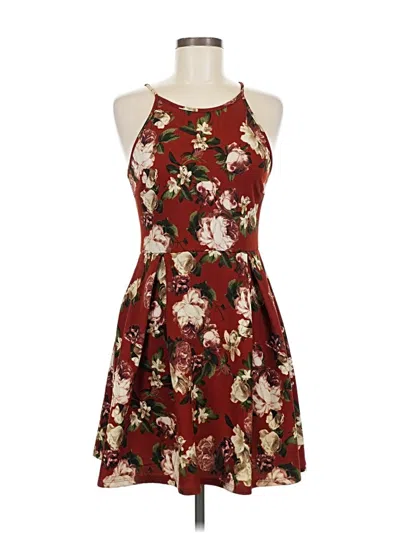Pre-owned Soprano Cocktail Dress In Burgundy