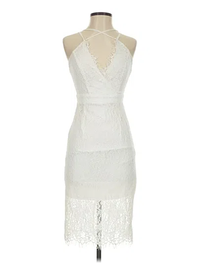 Pre-owned Soprano Cocktail Dress In White