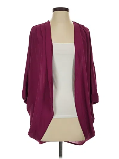 Pre-owned Soprano Kimono In Burgundy