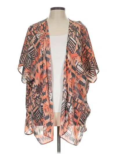 Pre-owned Soprano Kimono In Orange