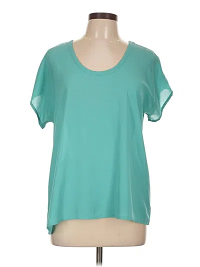 Pre-owned Soprano Short Sleeve Blouse In Blue