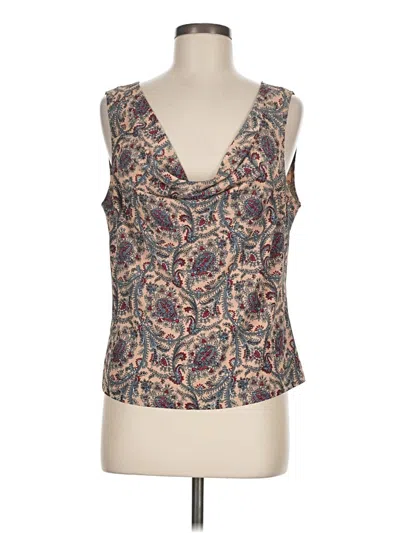 Pre-owned Soprano Sleeveless Blouse In Brown
