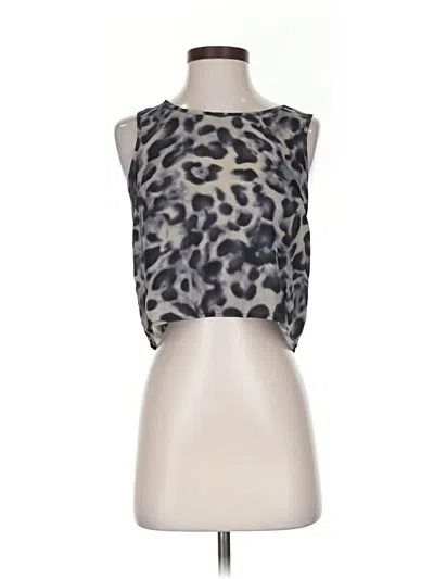 Pre-owned Soprano Sleeveless Blouse In Gray