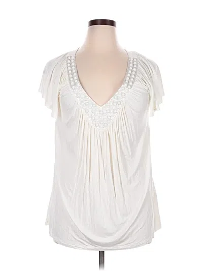 Pre-owned Soprano Sleeveless Blouse In Ivory