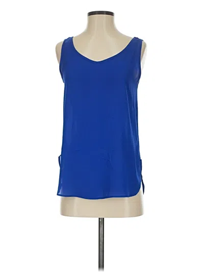 Pre-owned Soprano Sleeveless Top Blue Scoop Neck Tops