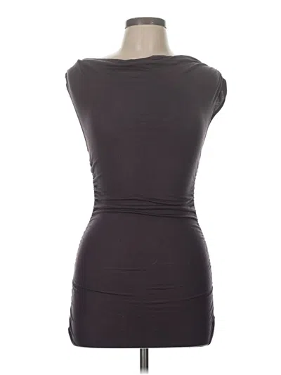 Pre-owned Soprano Sleeveless Top Gray Boatneck Tops