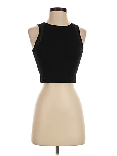 Pre-owned Soprano Tank Top Black Halter Neckline Tops