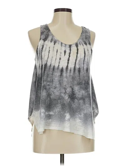 Pre-owned Soprano Tank Top Gray Cold Shoulder Neckline Tops