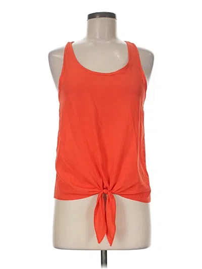 Pre-owned Soprano Tank Top Orange Halter Neckline Tops