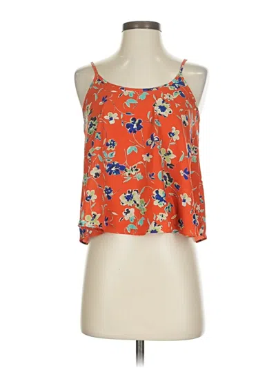 Pre-owned Soprano Tank Top Orange Strapless Neckline Tops