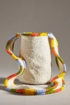 Soraya Hennessy Handmade Multicolor Beaded Bucket Bag In Multicolor