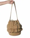 Soraya Hennessy Women's Crocheted Bucket Bag In Brown In Brown