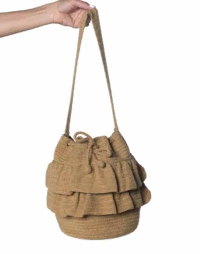 Soraya Hennessy Women's Crocheted Bucket Bag In Brown