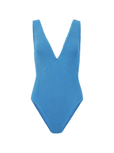 Sorbet Island Ariel Bubblegum Blue V-neck Swimsuit