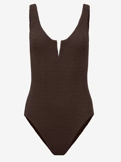 Sorbet Island Ava One Piece Swimsuit In Brown