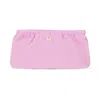 Sorbet Island Crinkle Clutch Bag Candy Pink In Pink