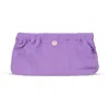 Sorbet Island Crinkle Clutch Bag Fig