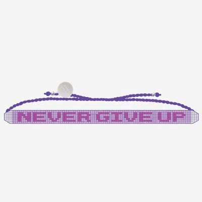 Sorbet Island Glass Pearl Bead Bracelet In Purple