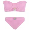 Sorbet Island Lory Bandeau Bikini Set Candy In Pink