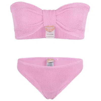 Sorbet Island Lory Bandeau Bikini Set Candy In Pink
