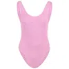 Sorbet Island Riva One Piece In Candy Pink | One Size Crinkle Fabric Swimsuit | High Leg | Curvy Womens Stretchy D In Pink