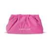 Sorbet Island Velvet Clutch Bag Always Love