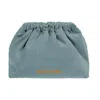 Sorbet Island Velvet Clutch Bag Good Vibes