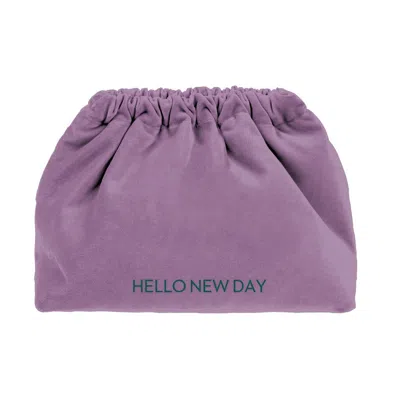 Sorbet Island Velvet Clutch Bag Hello New Day