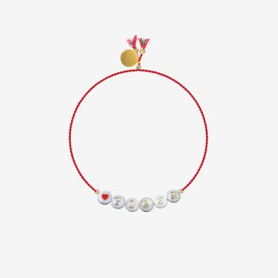 Sorbet Island White Shell Bracelet With Glass Pearls