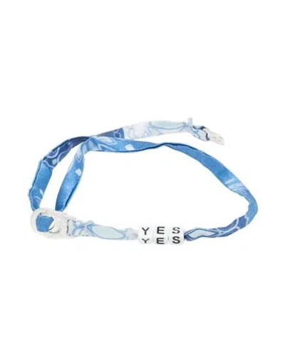 Sorbet Island Woman Bracelet Light Blue Size - Textile Fibers