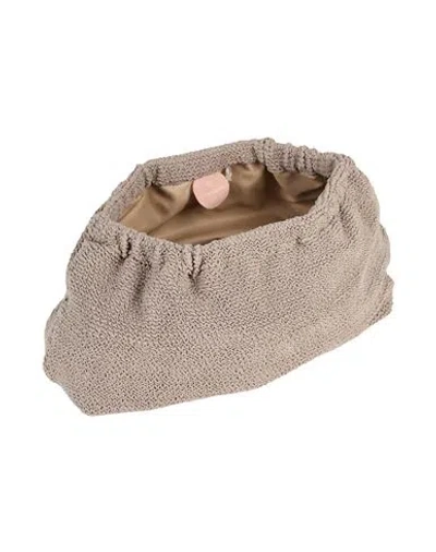Sorbet Island Woman Handbag Taupe Size - Polyester, Elastane In Gray