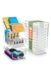 Sorbus 10-pack Medium Storage Bins In Transparent