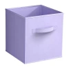 Sorbus 11" Foldable Fabric Cube Bins With Handle Storage Cube In Purple