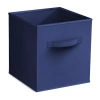 Sorbus 11" Foldable Fabric Cube Bins With Handles Storage Cube In Blue