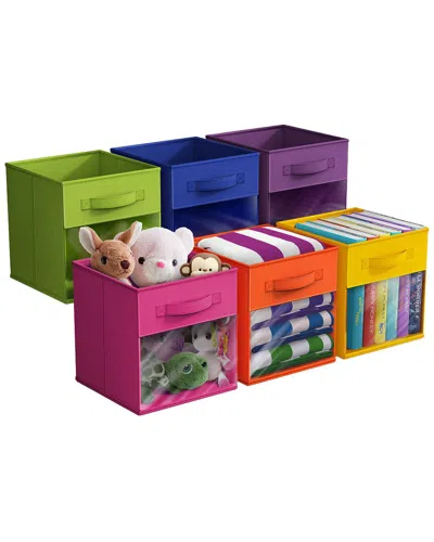 SORBUS SORBUS 11IN 6 PACK COLLAPSIBLE FABRIC STORAGE BINS