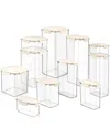 Sorbus 11-pack Stackable Food Storage Containers In Transparent