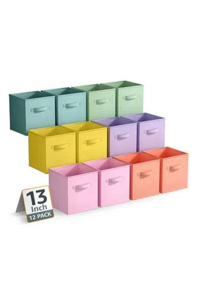 Sorbus 12-pack Collapsible Storage Cube In Multi