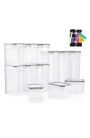 Sorbus 12-piece Airtight Food Containers In Transparent