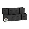 Sorbus 13" Foldable Fabric Storage Cube In Black