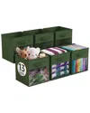 Sorbus 13in 6 Pack Collapsible Fabric Storage Bins In Multi