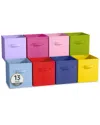 Sorbus 13in 8 Pack Collapsible Fabric Storage Bins