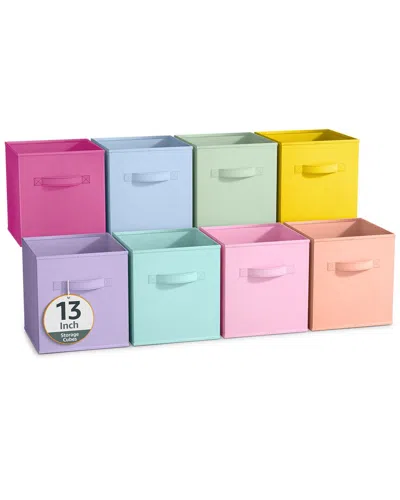 Sorbus 13in 8 Pack Collapsible Fabric Storage Bins In Multi
