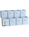 Sorbus 13in 8 Pack Collapsible Fabric Storage Bins In Blue