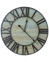 Sorbus 16in Metal Decorative Wall Clock In Green