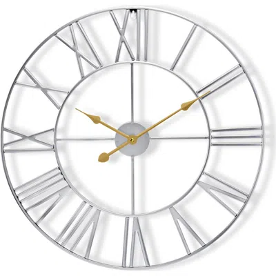 Sorbus 16-inch Roman Numeral Wall Clock In White