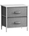 Sorbus 2-drawer Chest Dresser In White