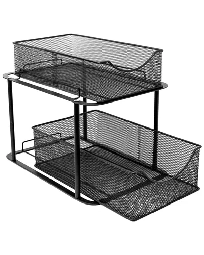Sorbus 2 Drawers Steel Cabinet Stand In Gray