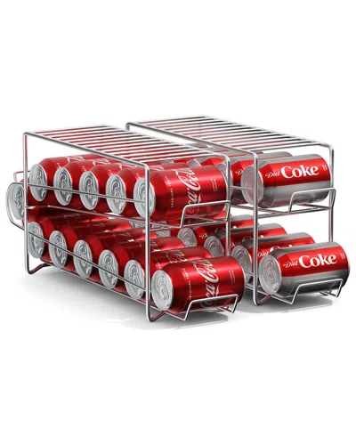 Sorbus 2-pack Soda Can Rack Beverage Dispenser In Animal Print