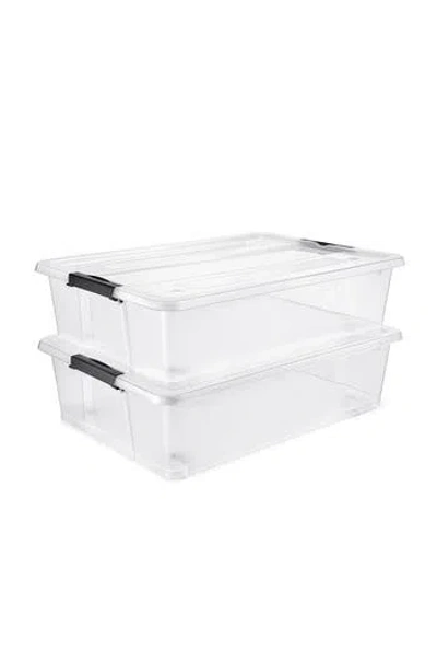 Sorbus 2-pack Under Bed Storage Bins In Clear