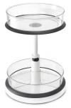 Sorbus 2-tier Lazy Susan Kitchen Organizer In Transparent